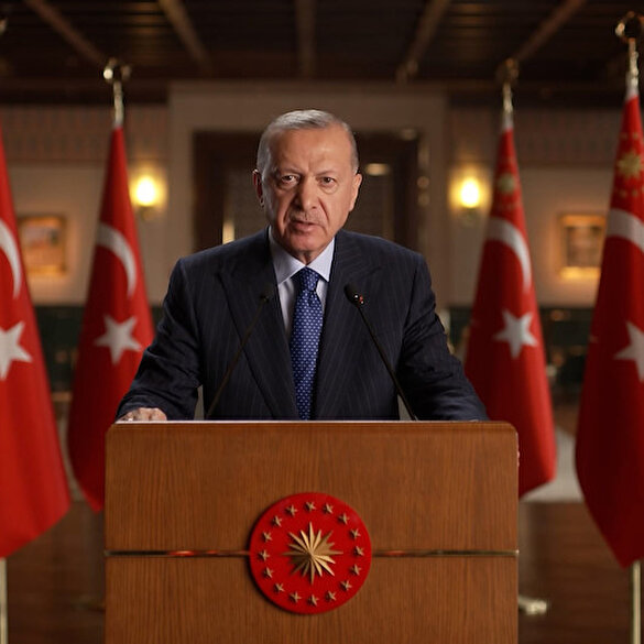 Cumhurbaşkanı Erdoğan'dan 'iklim krizi' mesajı : Ülkemiz üzerine düşeni yapmaya devam edecektir